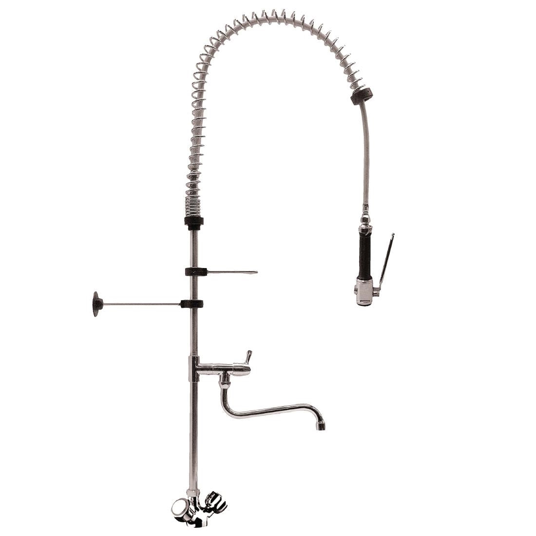 CW362 Gastro M voorspoeldouche met draaiknoppen en zwenkkraan 120cm