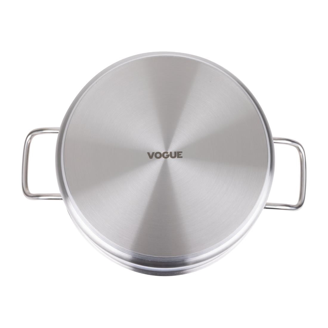 T177 Vogue RVS inductie kookpan 28cm 7,5Ltr