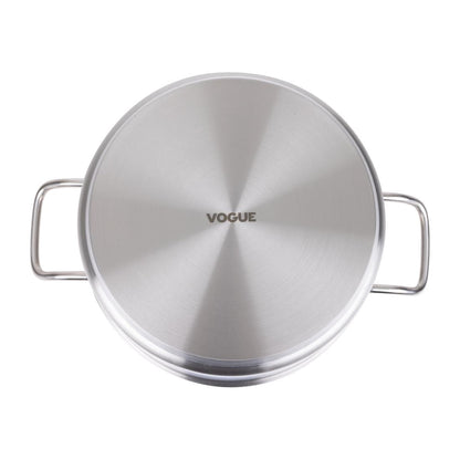T177 Vogue RVS inductie kookpan 28cm 7,5Ltr