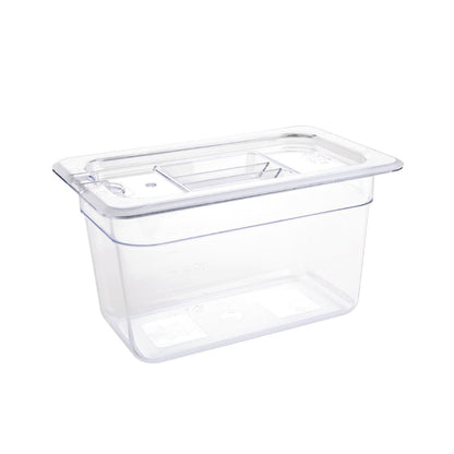 U238 Vogue polycarbonaat bak transparant GN 1/4 150mm