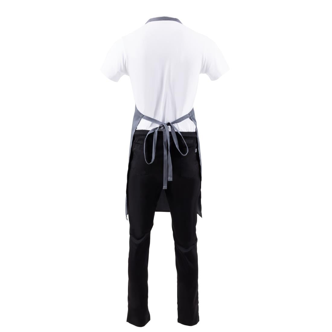 B192 Chef Works halterschort grijs
