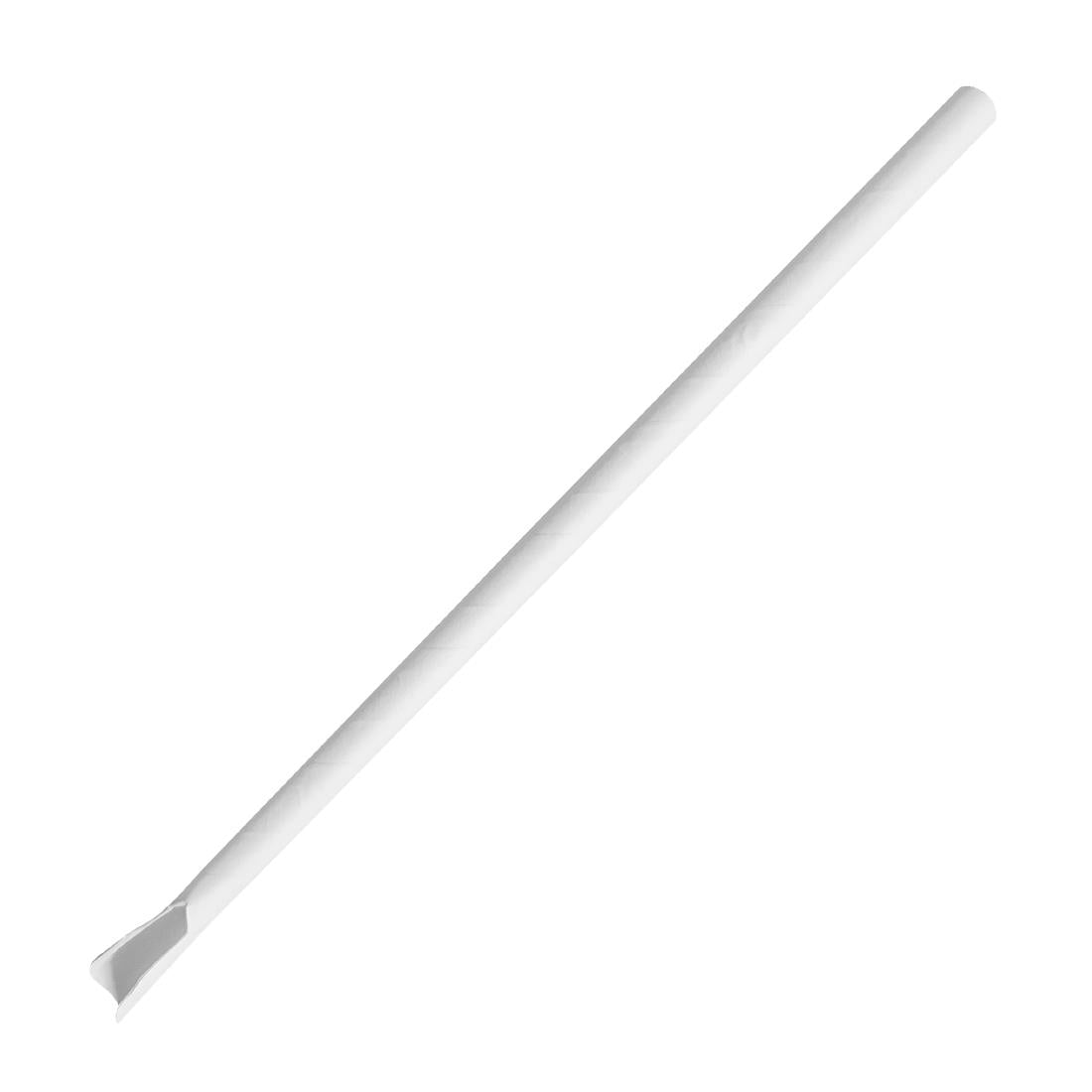 HU367 Fiesta Composteerbare Papieren Lepelrietje Wit 210x8mm (250 stuks)