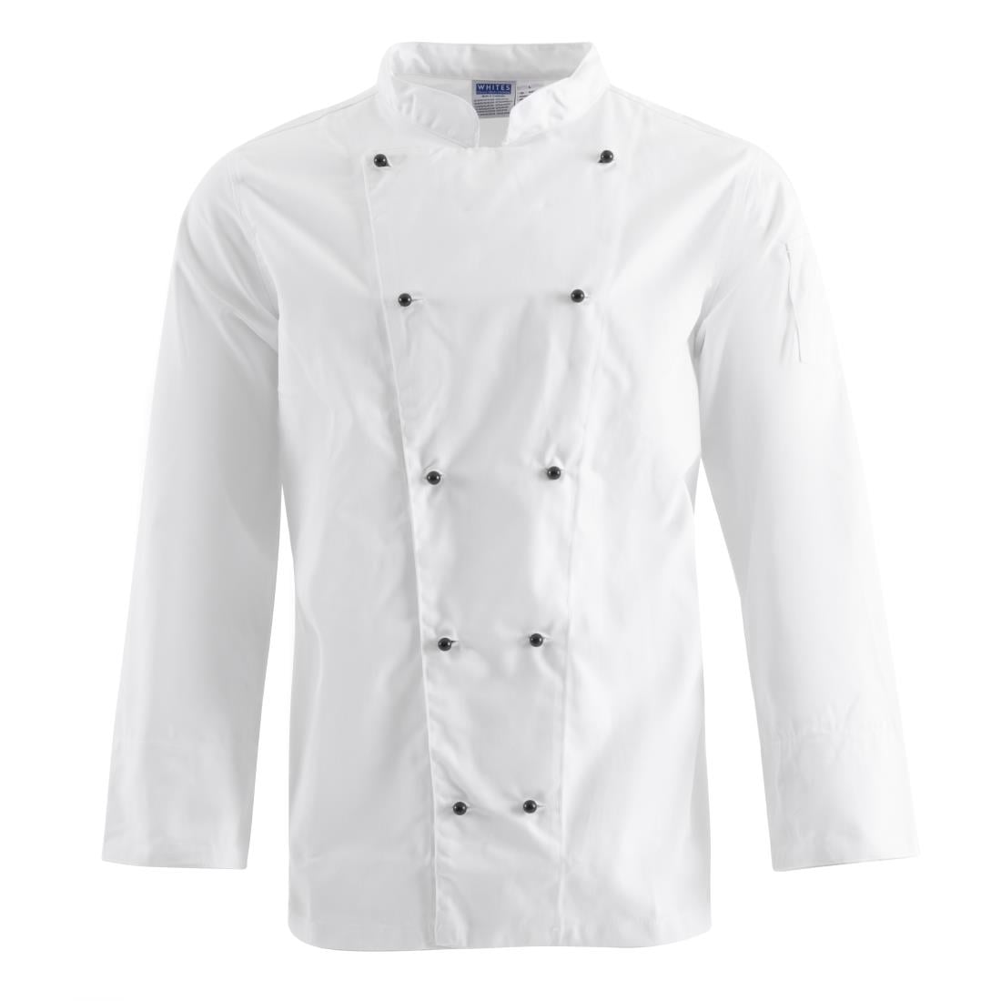 DL710-M Whites Chicago unisex koksbuis lange mouw wit M