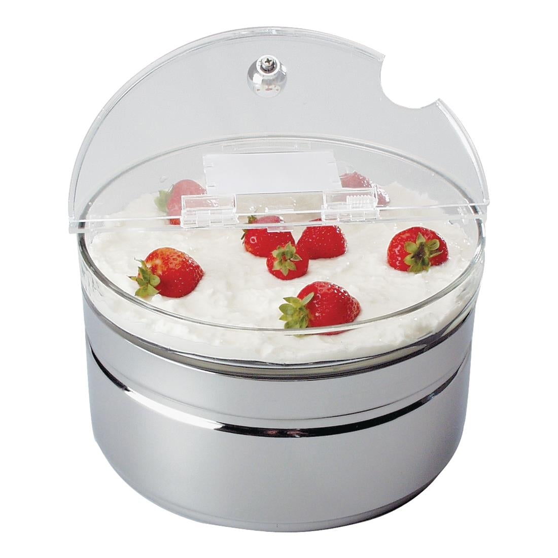 T761 APS gekoelde display rond met deksel 2,5Ltr