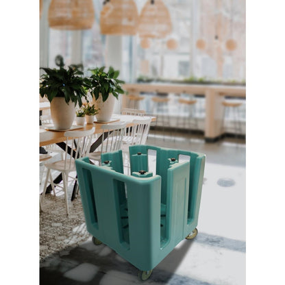 FU683 Cambro Compact Verstelbare Schotel Caddy Leiblauw