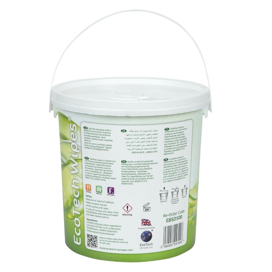 DE325 EcoTech reinigingsdoekjes (500 stuks)