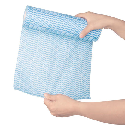 CS806 Jantex non-woven schoonmaakdoekjes 25 x 33cm blauw (100 stuks)