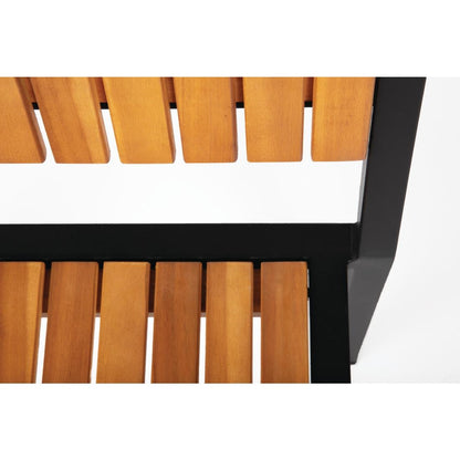DS150 Bolero stalen en acaciahouten stoelen (4 stuks)