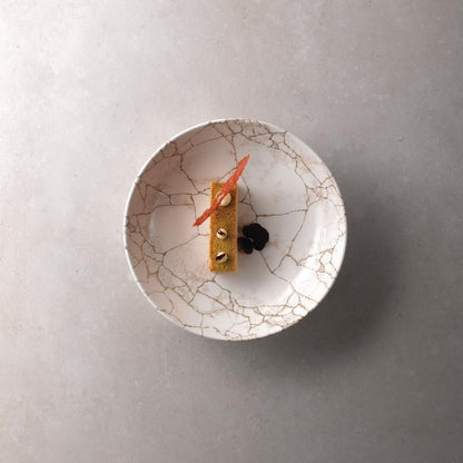 FJ803 Churchill Studio Prints Kintsugi Agaat Grey Schalen 248mm (12 stuks)