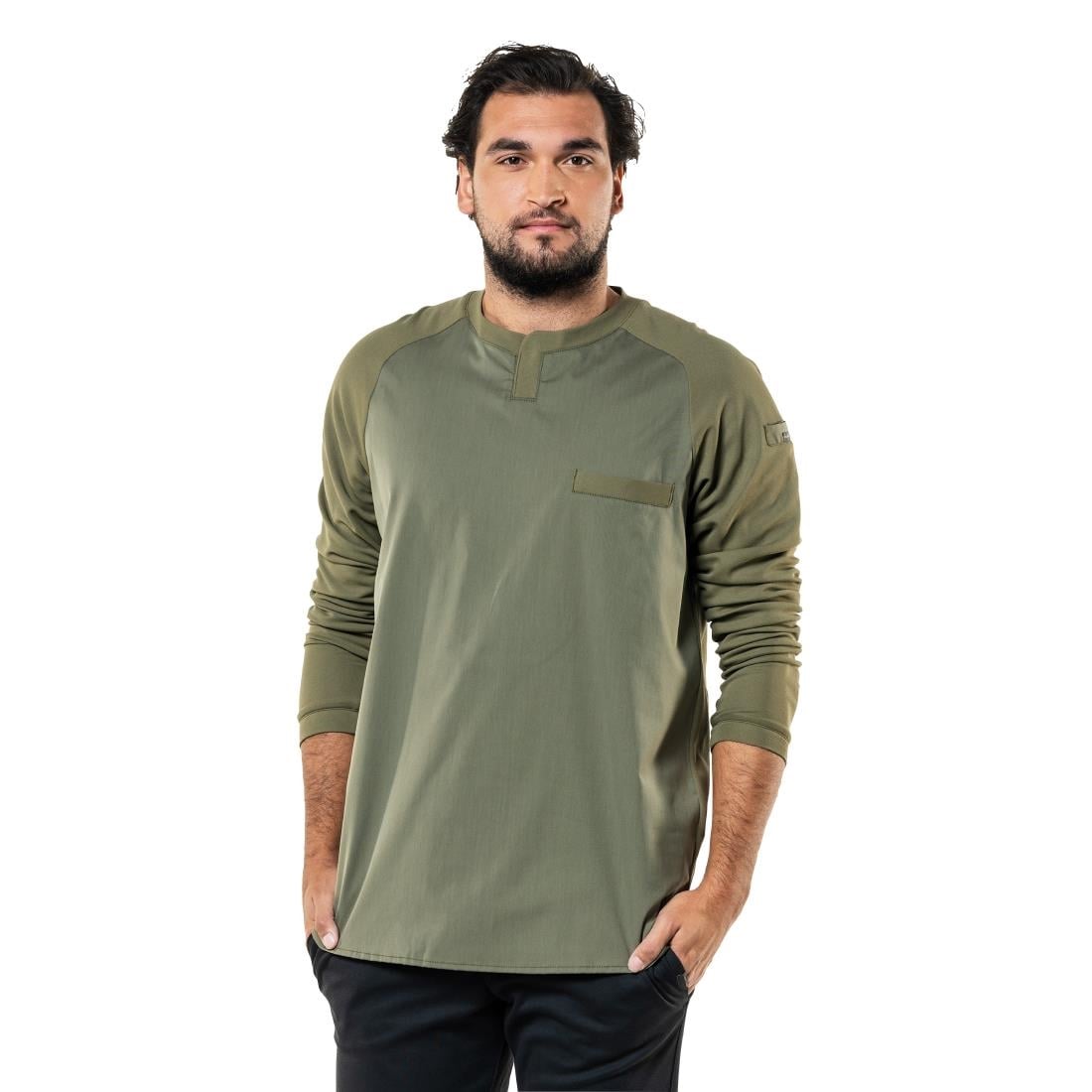 BA018-L Chaud Devant Valente UFX t-shirt mosgroen maat L