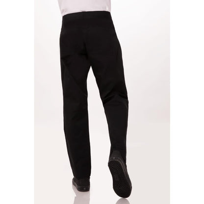 BB301-L Chef Works lichtgewicht heren koksbroek zwart L
