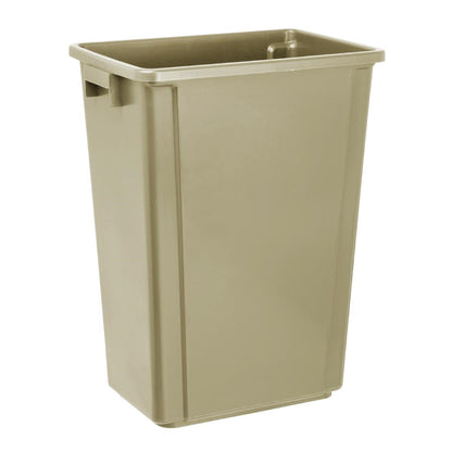 FX149 Jantex Smalle Afvalbak Beige 60Ltr