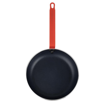 HT966 Hygiplas Aluminium Anti-aanbak Teflon Platinum Plus Koekenpan met Rode Handgreep 28cm
