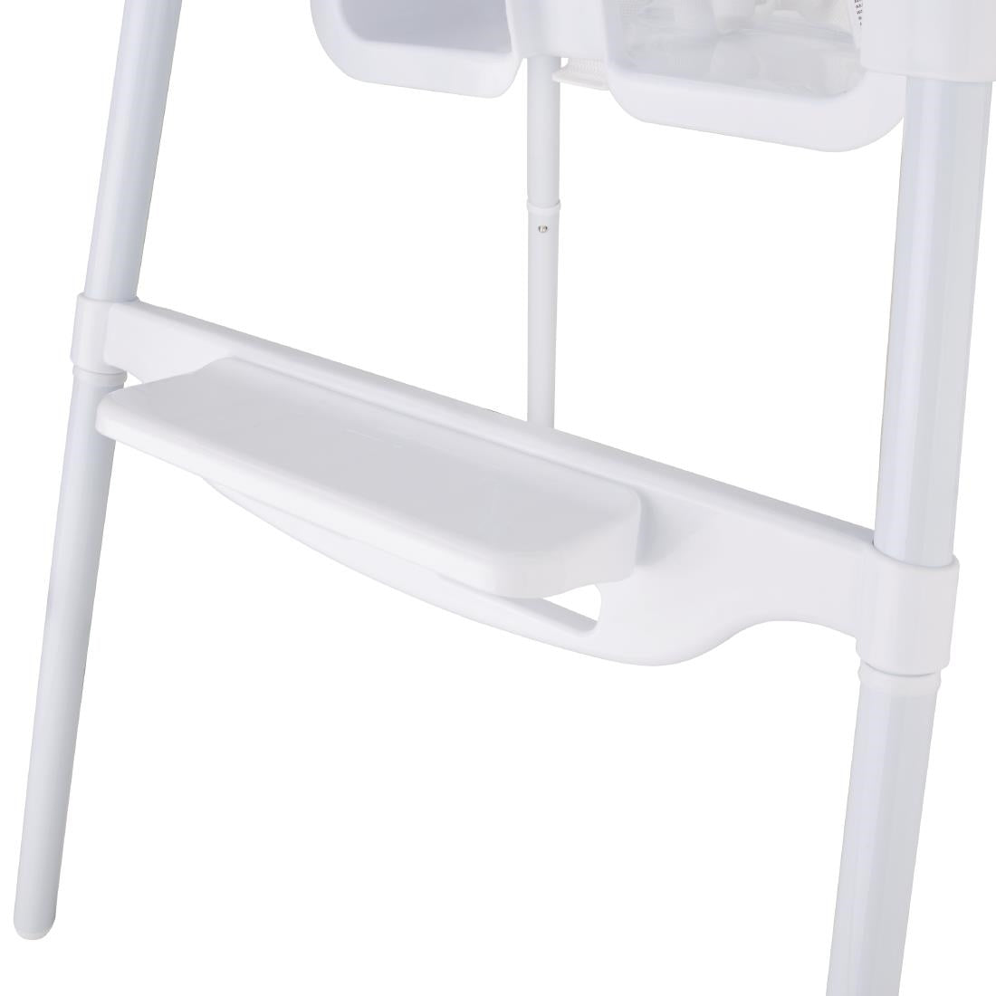 CY599 Bolero RVS & polypropyleen kinderstoel wit