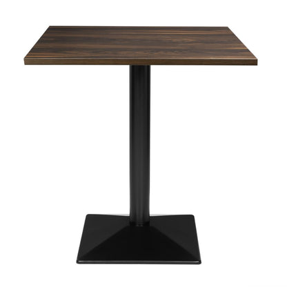 HW850 Bolero Complete Tafel Vierkant Donker Hout Effect 700mm
