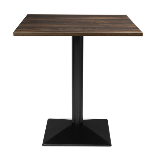 HW850 Bolero Complete Tafel Vierkant Donker Hout Effect 700mm