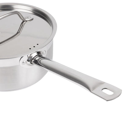 DF671 Nisbets Essentials RVS inductie steelpan 3Ltr 20(Ø)cm inclusief deksel