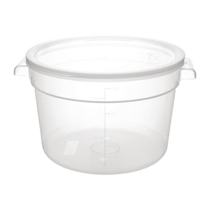 DJ961 Vogue polypropyleen ronde vershoudbak 10Ltr