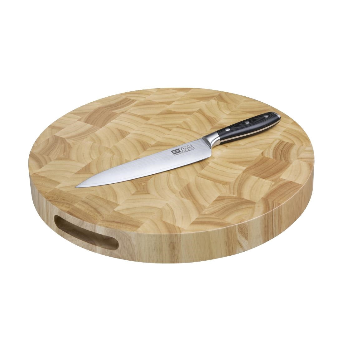 C488 Vogue ronde houten snijplank
