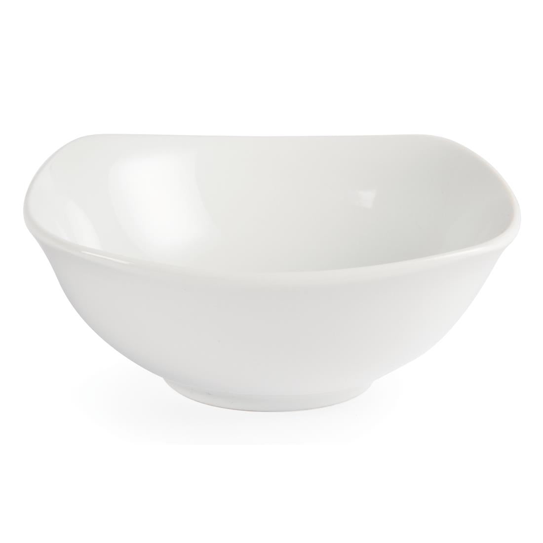 U174 Olympia Whiteware Afgeronde Vierkante Schalen 18cm (12 Stuks)