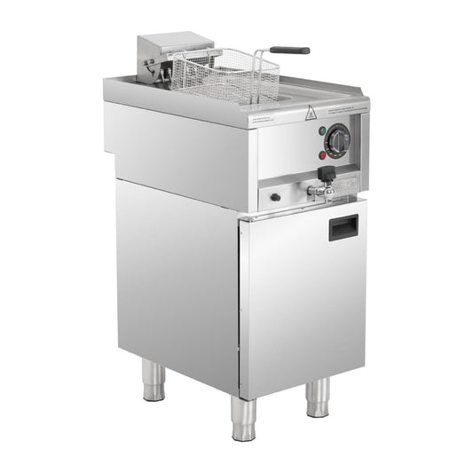 SA781 Buffalo 600 Serie Vrijstaande Enkele Tank Elektrische Friteuse 8Ltr