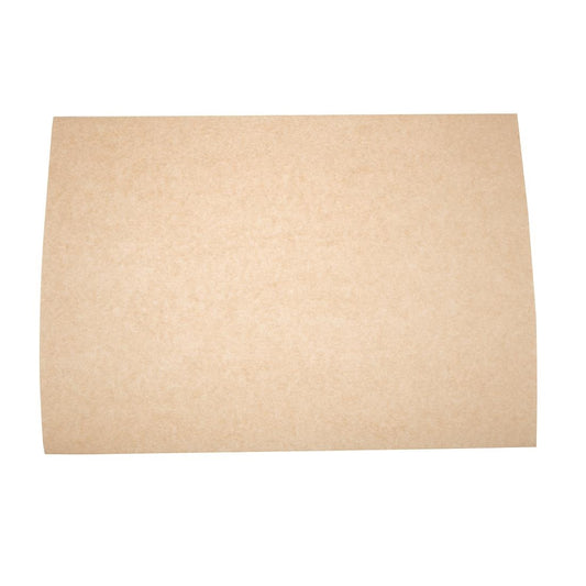 DW631 Vegware composteerbaar ongebleekt vetvrij papier 38x27,5cm (500 stuks)
