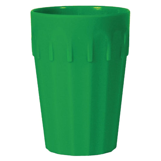 CE271 Olympia Kristallon polycarbonaat bekers 14,2cl groen (12 stuks)