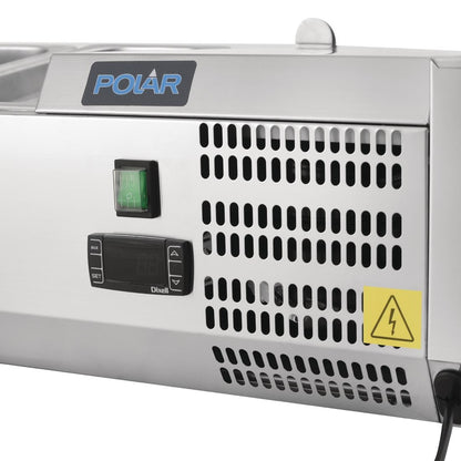 G611 Polar G-serie opzetkoelvitrine 10x GN 1/4