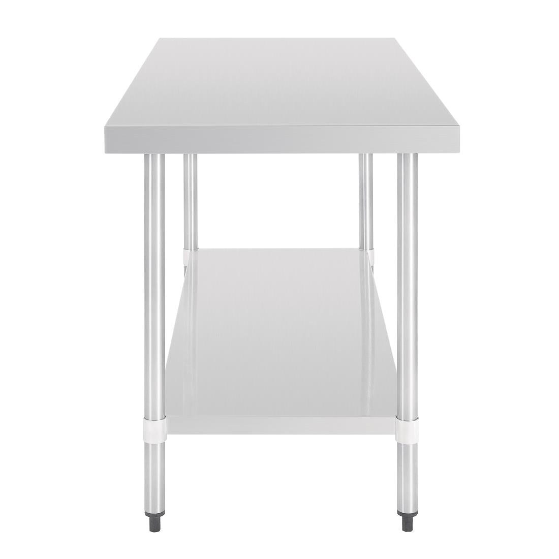 GJ503 Vogue RVS werktafel zonder achteropstand 90x150x70cm