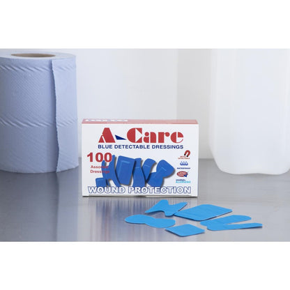 CB441 Blauwe pleisters assorti (100 stuks)