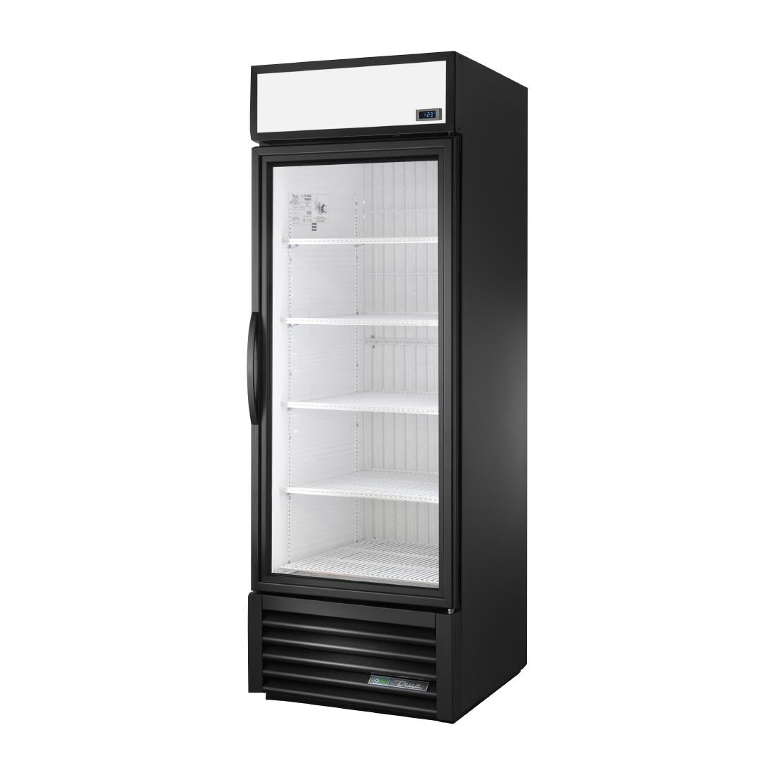 CX781 True Staande Enkele Deur Merchandiser Koelkast Zwart