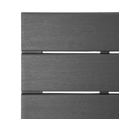 HZ021 Bolero Valletta Grijs Latten Tuin Tafel 780mm