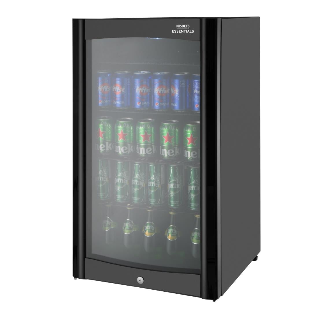 HY599 Nisbets Essentials Enkele Deur Barkoeler 98Ltr