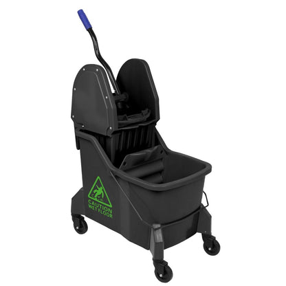 JB544 Jantex dweilemmer met twee compartimenten en pers Groen 30Ltr