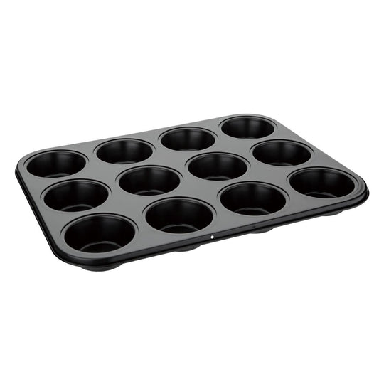 GD011 Vogue carbonstalen anti-kleef bakvorm 12 muffins