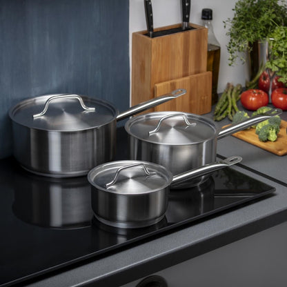 SA617 Vogue 3-delige RVS steelpannen set