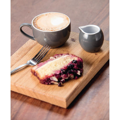 GK078 Olympia Café cappuccino koppen donkergrijs 340ml (12 stuks)