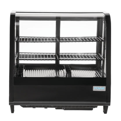 CC611 Polar C-serie koelvitrine 100L zwart