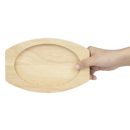 FW978 Olympia Hevea Bord Voor Gietijzeren Ovale Orenschotel 230x135mm Voor Fw818