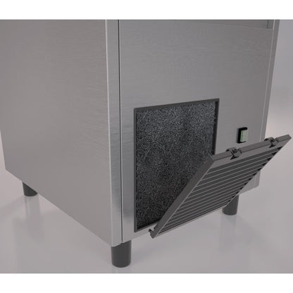 UA029 Polar U-serie ijsmachine met een vermogen van 85 kg