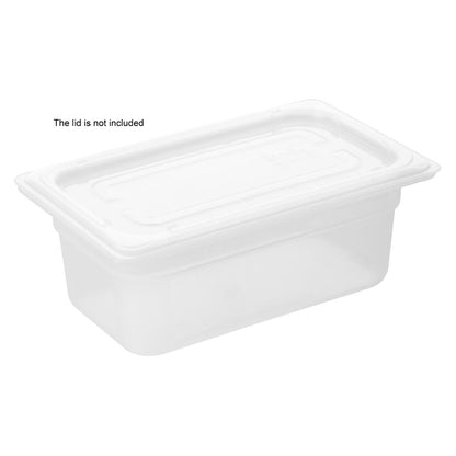 HZ342 Nisbets Essentials Polypropyleen 1/4 Gastronormbak 100mm