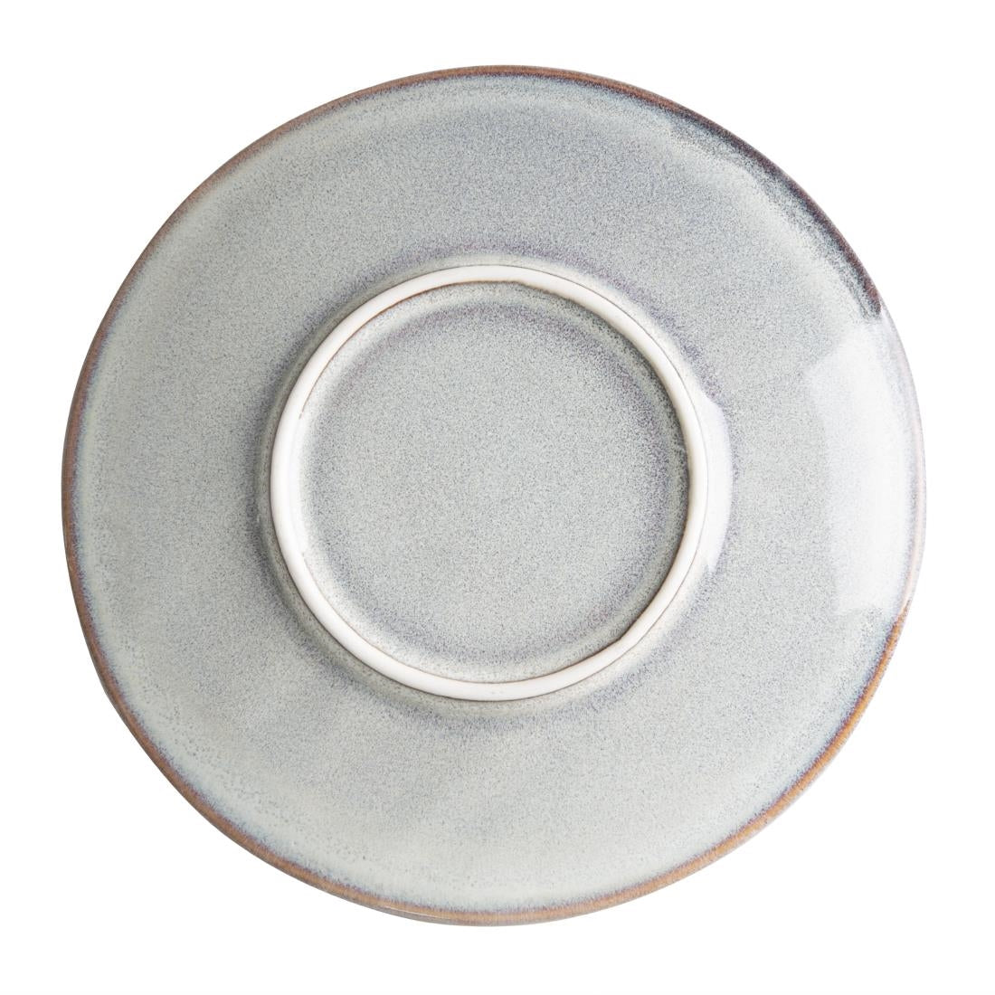 FU196 Olympia Drift Grijze Coupe Borden Met Reliëf, 180mm (6 Stuks)