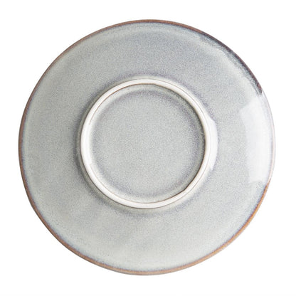 FU196 Olympia Drift Grijze Coupe Borden Met Reliëf, 180mm (6 Stuks)