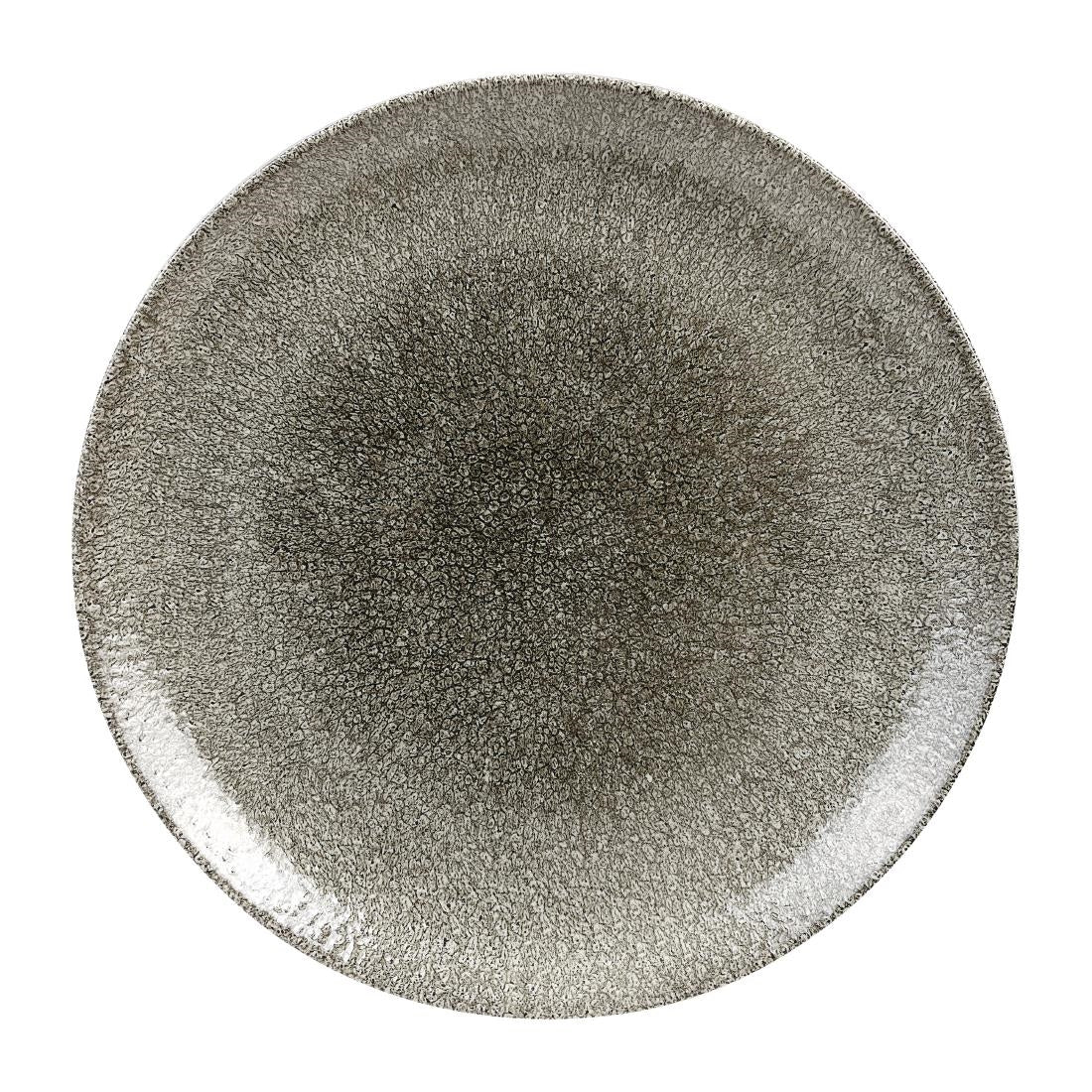 HC767 Churchill Raku Quartz Black Evolve Coupe Bord 28.6cm (12 stuks)