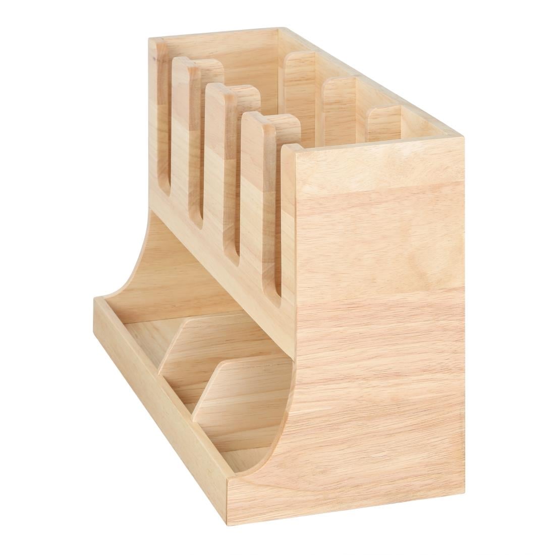 HX395 Olympia Cup En Sausstation Hevea Hout 450x120x240mm