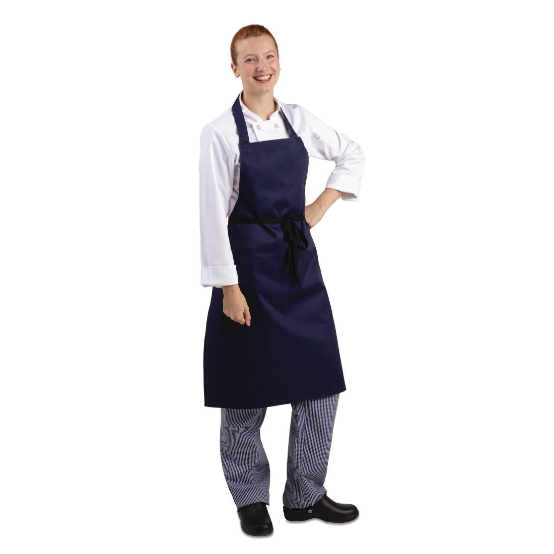 A543 Whites halterschort donkerblauw