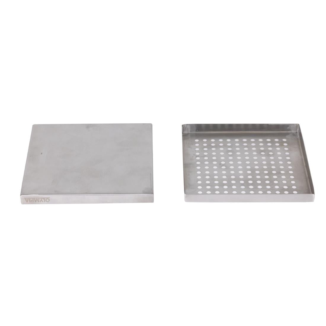 JB126 Olympia RVS Lekbak 150x150mm