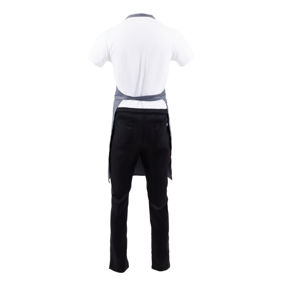 B192 Chef Works halterschort grijs