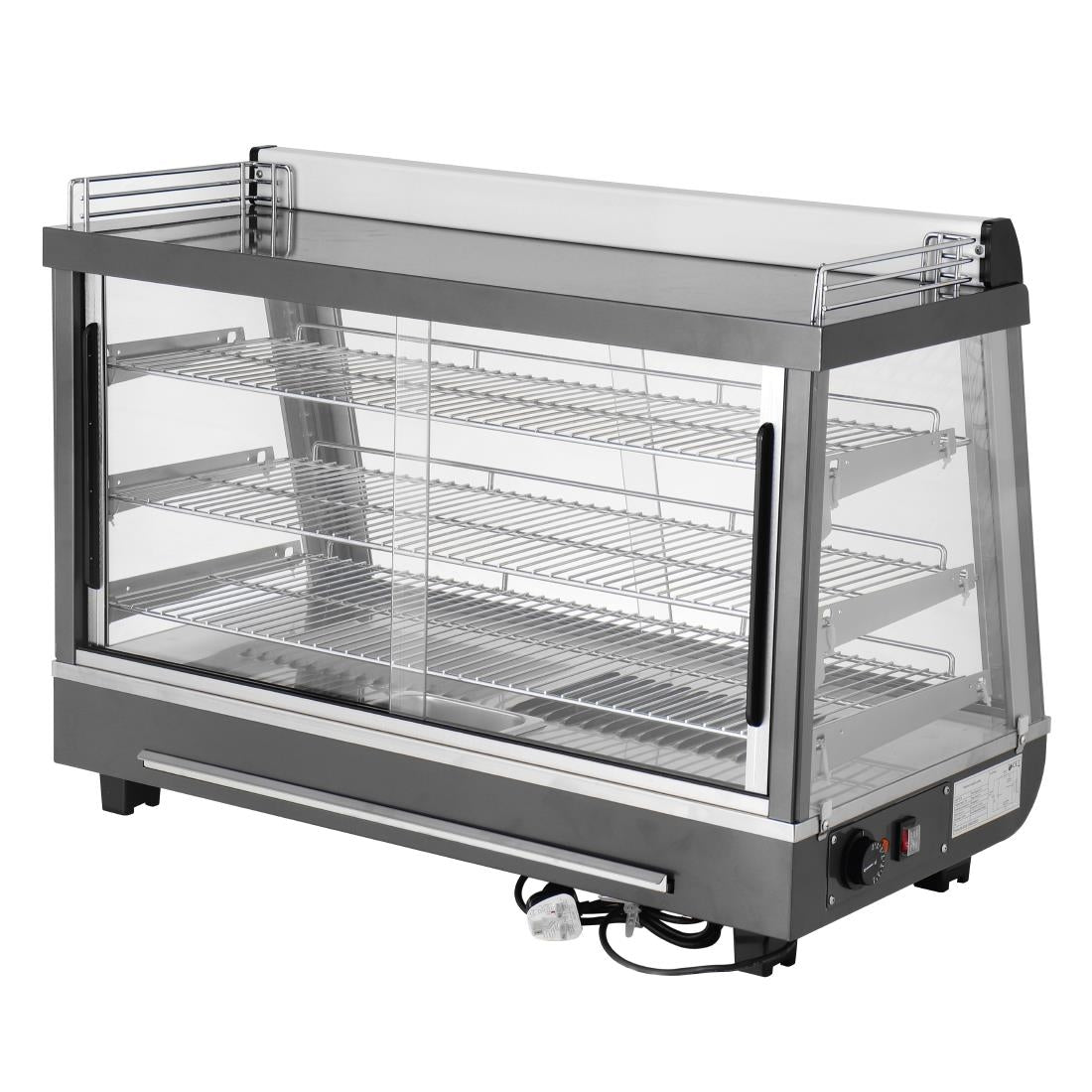 HW928 Buffalo Verwarmde Deurmerchandiser Voor En Achter 136Ltr