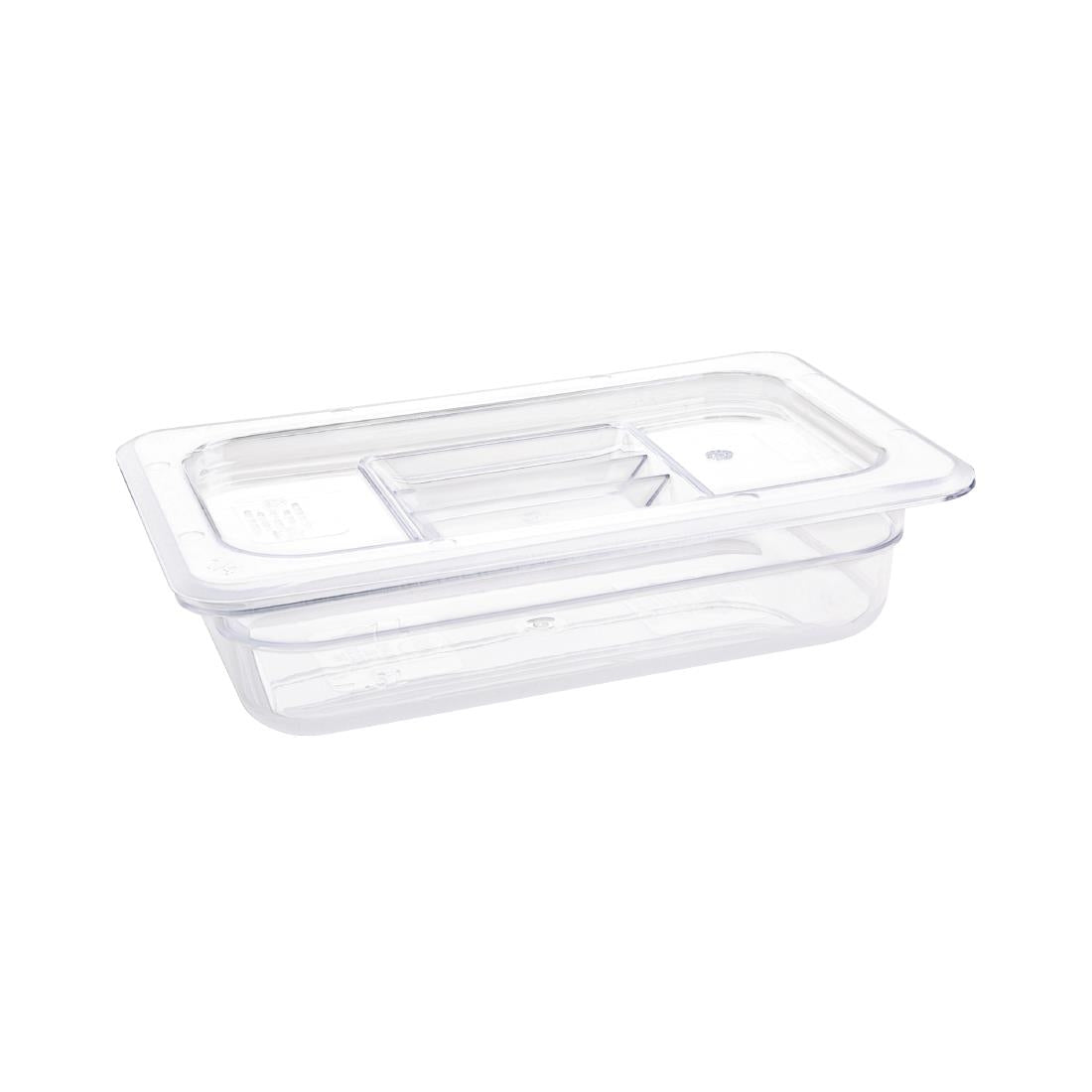 U236 Vogue polycarbonaat bak transparant GN 1/4 65mm